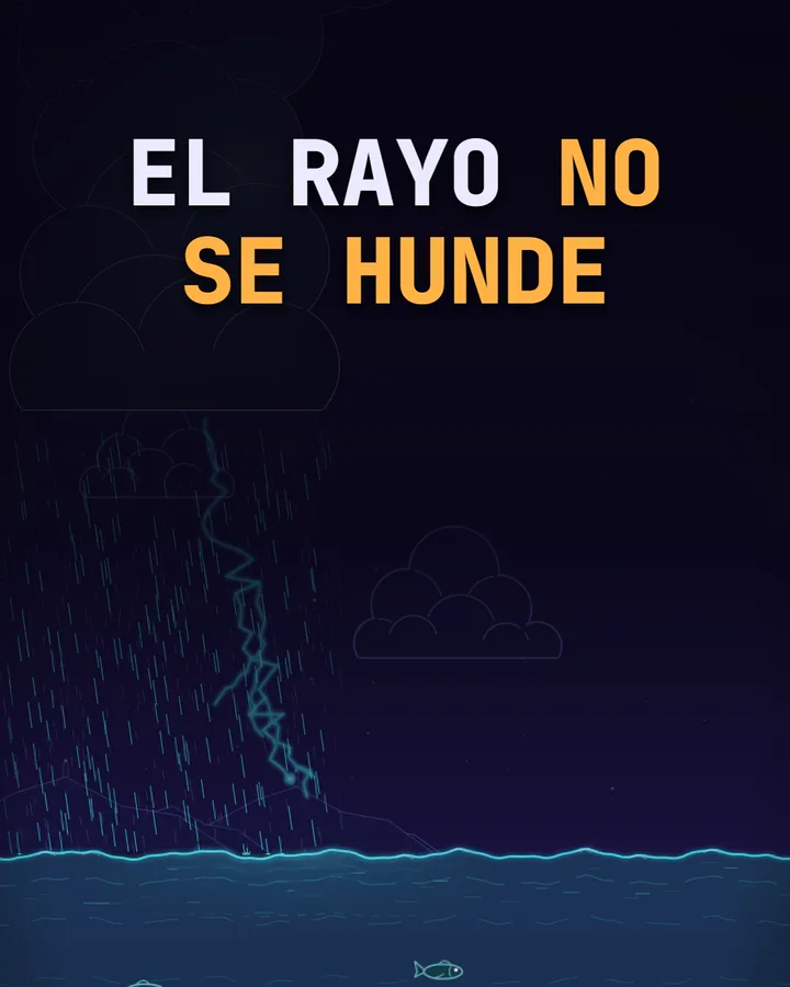 Portada del corto. El rayo no se hunde.